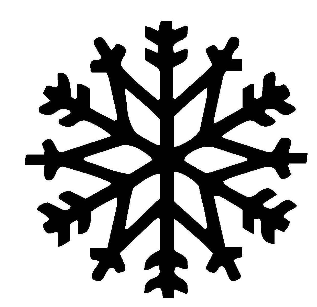 Ausmalbild 40+ winterliche Schneeflocken und Sterne: Schneeflocke 21 kostenlos ausdrucken
